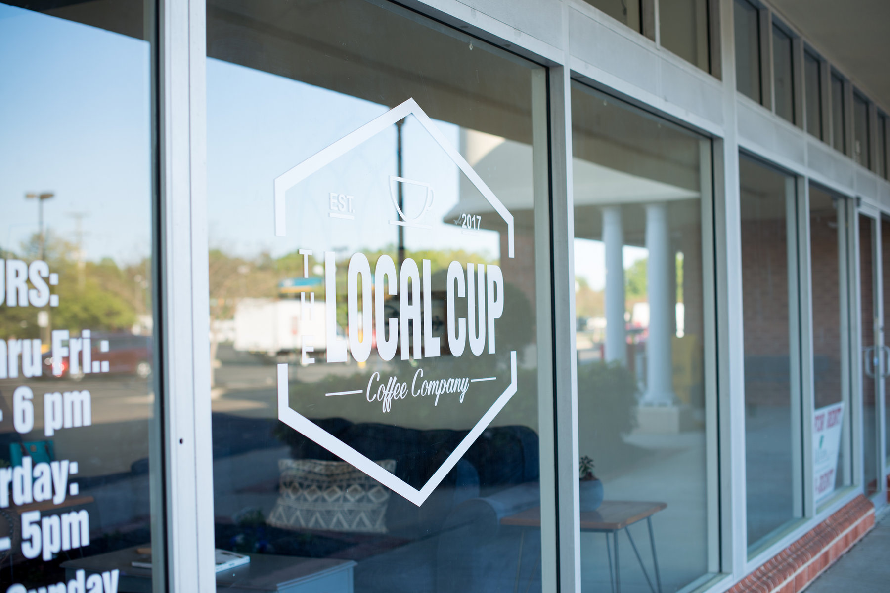 The Local Cup storefront window
